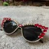 Feng Sway Bodacious Crystal Sunnies SUNGLASSES