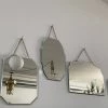 Feng Sway ALL HOME DECOR + ODDITIES Beveled Chain Hanging Mirrors