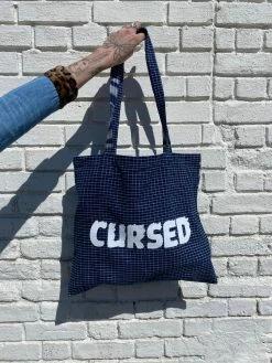 Feng Sway CURSED/NOT CURSED Dyed Textile Tote
