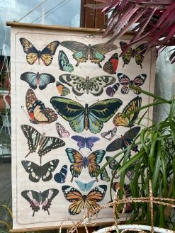 Feng Sway Exclusive Canvas Butterfly Wall Hanging ALL HOME DECOR + ODDITIES