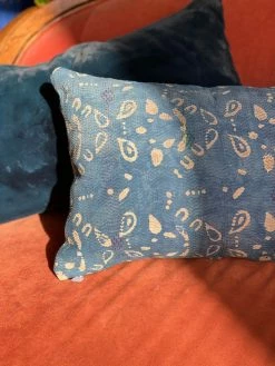 FENG SWAY ALL HOME DECOR + ODDITIES Indigo Lumbar Pillow