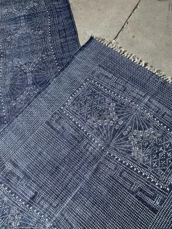 Vintage Indigo Denim Area Rug ALL HOME DECOR + ODDITIES