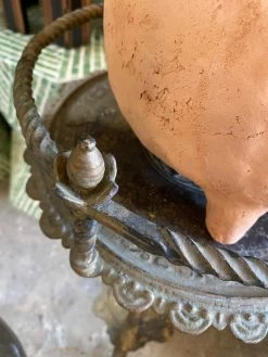 FENG SWAY Turn Of The Century Clawfoot Wrought Iron Plant Stand ALL GARDEN