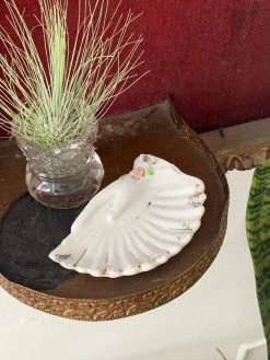 Vintage 1920's Hand Fan Dish HAND AND PRAYER VASES