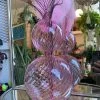 Feng Sway Hot Pink Blown Glass Vessel