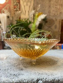 Vintage Orange Lusterware Catch All Dish ALL HOME DECOR + ODDITIES