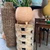Feng Sway ALL HOME DECOR + ODDITIES Stacked Wood Jenga Pedestal