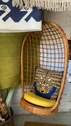 Antique ALL GARDEN Vintage 1970s Hanging Basket Chair