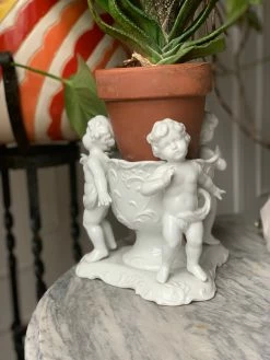 Vintage Cherub Planter ALL POTTERY