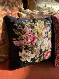 FENG SWAY Victorian Floral Brocade Pillow