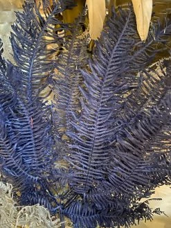 Feng Sway Navy Dried Fern Leaf Bundle DRIED FLORALS + FEATHERS