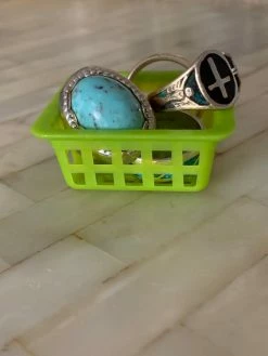 Vintage Miniature Laundry Basket ALTAR TOYS