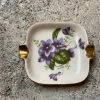 Vintage Mini 40s Floral Ashtray