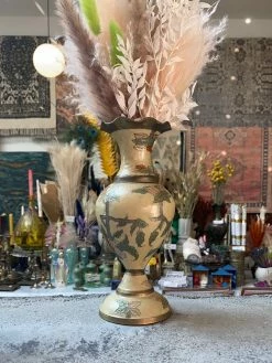 Vintage BUD VASES Antique Indian Cloisonné Femme Vase