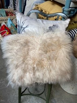 Feng Sway Exclusive Mongolian Lambs Fur Pillow