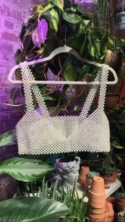 FENG SWAY Pearl Girl Layering Bra (2 Colors) TOPS