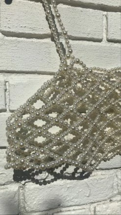 Feng Sway Lattice Scalloped Pearl Crop Top TOPS 11 Feng Sway Lattice Scalloped Pearl Crop Top TOPS