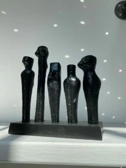 Antique Minimal Body Vessel BUD VASES