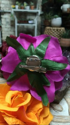 FENG SWAY HAIR ACCESSORIES Tropical Floral Clip And Corsage