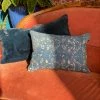 FENG SWAY ALL HOME DECOR + ODDITIES Indigo Lumbar Pillow