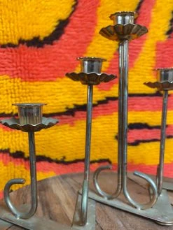 FENG SWAY Adjustable Brass Five-Tulip Candle Holder GIFTS