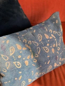 FENG SWAY ALL HOME DECOR + ODDITIES Indigo Lumbar Pillow