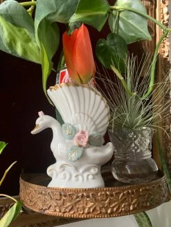 Vintage BUD VASES 1940s Nippon Goose Vase