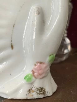 Vintage 1920's Hand Fan Dish HAND AND PRAYER VASES