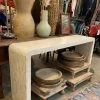 FENG SWAY Capiz Waterfall Sideboard Table ALL HOME DECOR + ODDITIES
