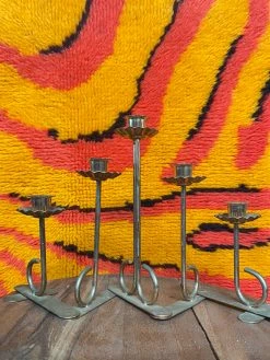 FENG SWAY Adjustable Brass Five-Tulip Candle Holder GIFTS