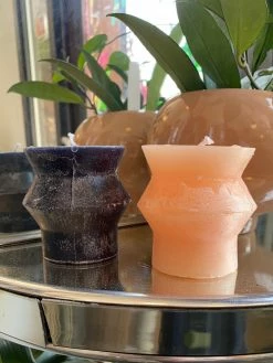 Feng Sway ALL HOME DECOR + ODDITIES Geometric Pillar Candles- Small