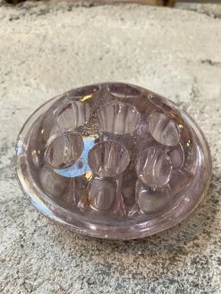 Feng Sway Lilac Glass Frog ALL HOME DECOR + ODDITIES