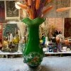 Antique Kelly Green Gardens Italian Murano Vase ALL RITUAL 2 Antique Kelly Green Gardens Italian Murano Vase ALL RITUAL