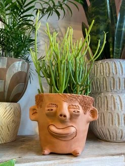 FENG SWAY Terra Cotta Friend Planter ALL POTTERY