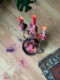 Feng Sway Rainbow Drip Victorian Candelabra