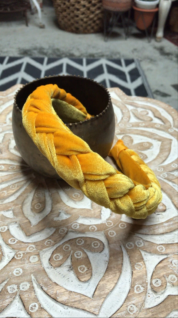 FENG SWAY Braided Velvet Renaissance Style Headband (More Colors) HAIR ACCESSORIES 6 FENG SWAY Braided Velvet Renaissance Style Headband (More Colors) HAIR ACCESSORIES