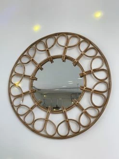 Feng Sway Exclusive Ethereal 60s Rattan Mirror