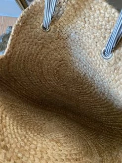 Vintage 70s Woven Circle Market Bag BAGS + WALLETS