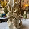 Hand Carved Vintage Candle