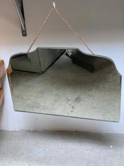 Feng Sway ALL HOME DECOR + ODDITIES Beveled Chain Hanging Mirrors