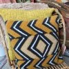Feng Sway Exclusive Zig Zag Punch Hook Throw Pillow ALL HOME DECOR + ODDITIES