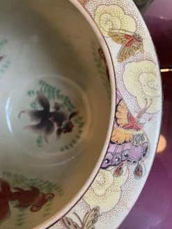 ALL HOME DECOR + ODDITIES Groovy Butterfly Vintage Painted Planter