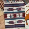 Vintage Mexican Wool Table Rug