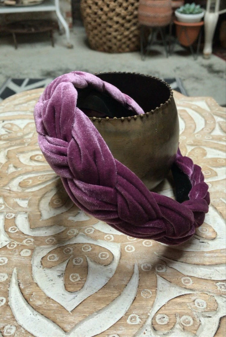 FENG SWAY Braided Velvet Renaissance Style Headband (More Colors) HAIR ACCESSORIES 4 FENG SWAY Braided Velvet Renaissance Style Headband (More Colors) HAIR ACCESSORIES