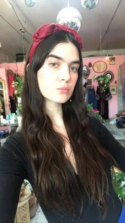 Feng Sway Frida Floral Oversized Headband HAIR ACCESSORIES