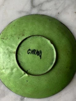 Vintage ALL ALTAR DECOR Mini Floral Cloisonné Enamel Dish