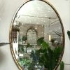 Feng Sway Exclusive Gold Oval Hanging Mirror