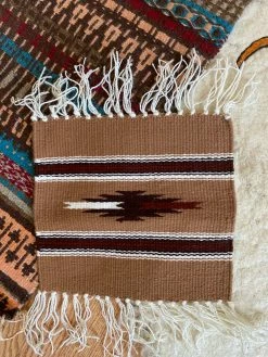 Vintage Earth Tone Table Rug ALL HOME DECOR + ODDITIES