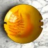 Vintage MCM Sunset Fern Enamel Dish ALL ALTAR DECOR