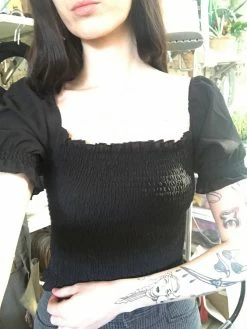 Feng Sway TOPS Prairie Smocked Top (2 Colors)